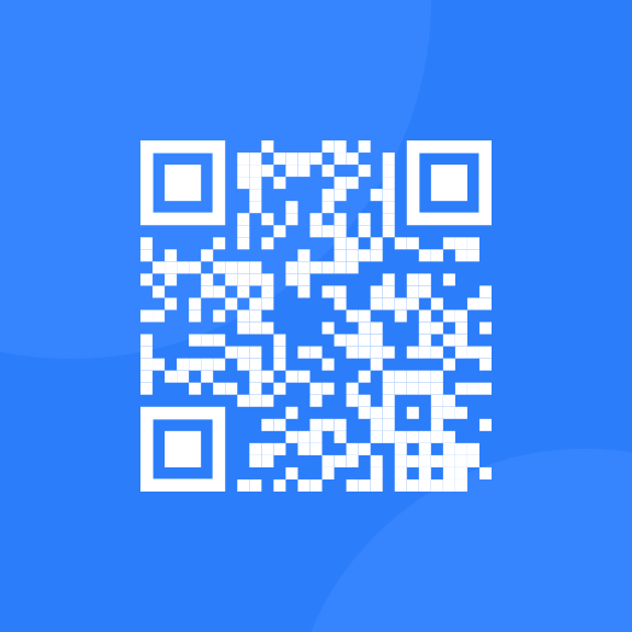 QR Code guides you to the Frontend Mentor website